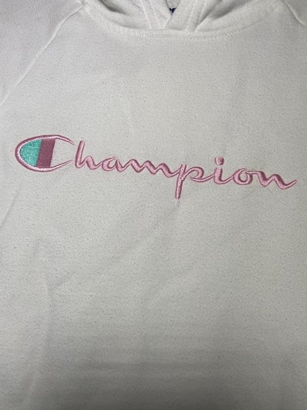 Girl's Champion Logo Hoodie - Picture 3 of 5